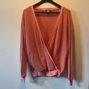 VENUS Coral V-Neck Women Sweater